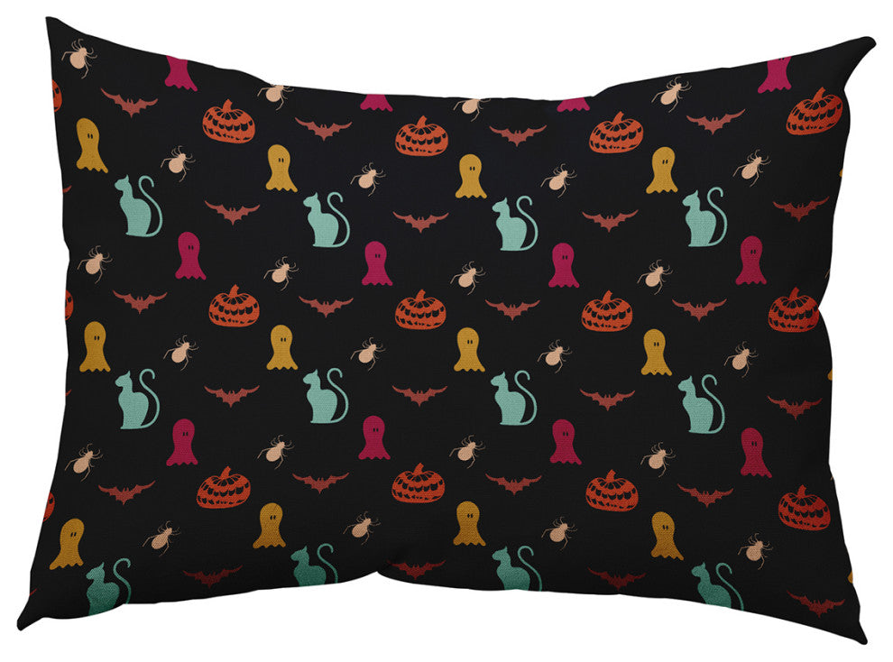 Halloween Critters Accent Pillow, Black, 14"x20"