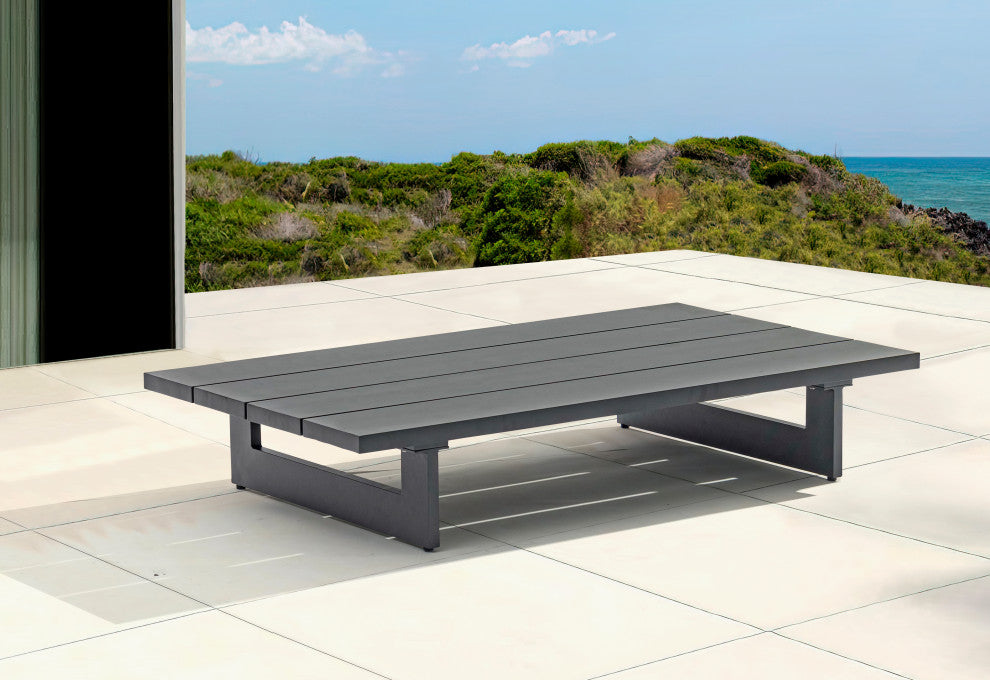 Maldives Outdoor Patio Coffee Table, Grey