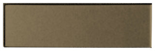 Forever 3"x12" Glass Subway Tile,Matte Bronze, Piece
