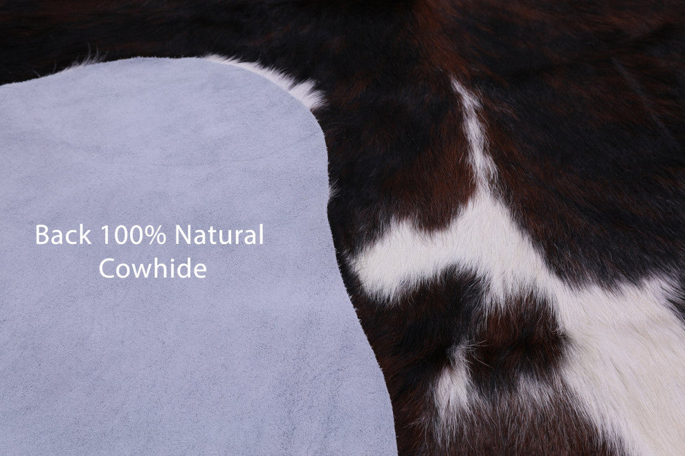 Organic Natural Hair-On Cowhide Area Rug 6' 9" X 5' 6" C1702