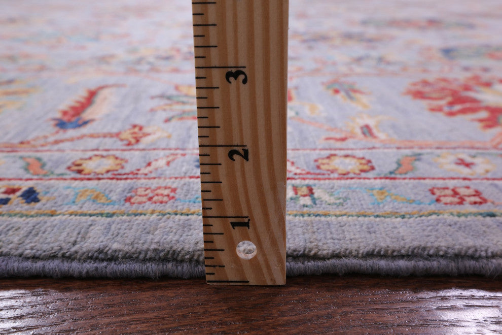 9' 1" X 11' 9" Persian Tabriz Handmade Wool Rug Q7601