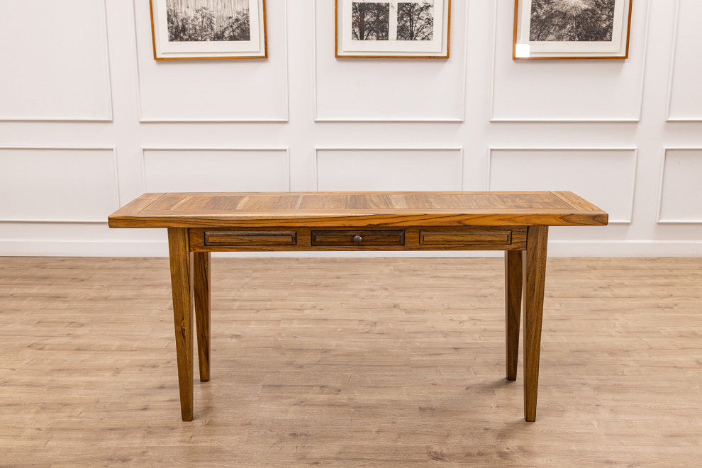 Solid Teak Console Table, 65x18