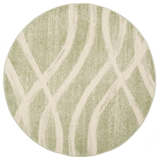 Safavieh Adirondack Adr125X Striped Rug, Sage/Cream, 2'6"x12'0" Runner