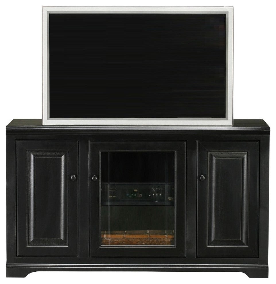 Eagle Furniture Savannah 55" Tall Entertainment Console, Soft White