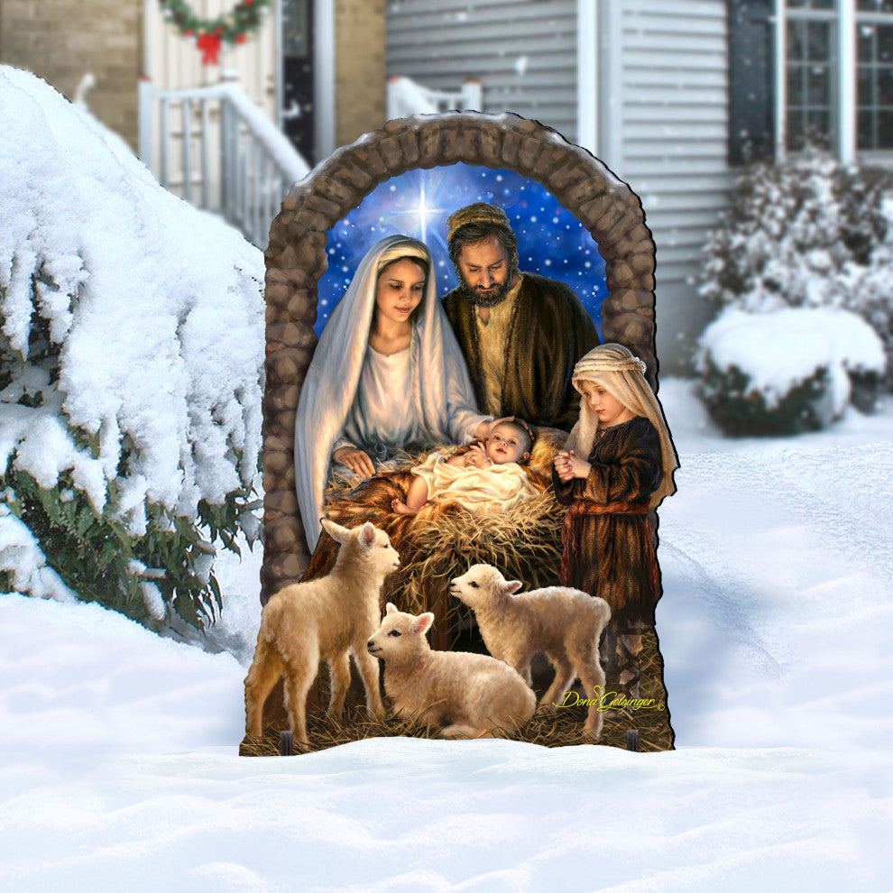 Miracle Nativity Home and Outdoor Decor by Dona Gelsinger