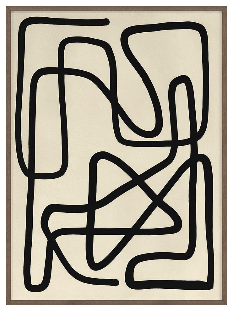 Smooth Moves 1 Fine Art Print, Walnut, 30"x22"