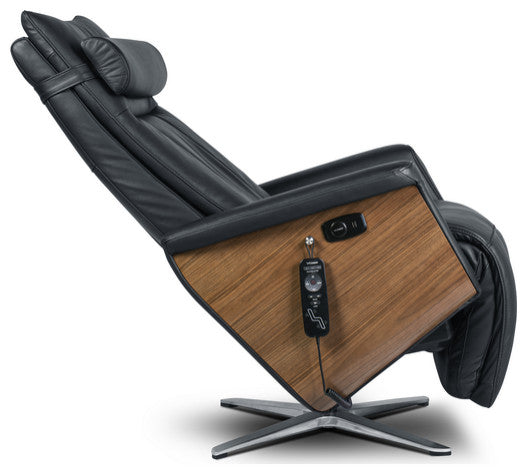 Svago Swivel Zero Gravity Recliner Chair, Black