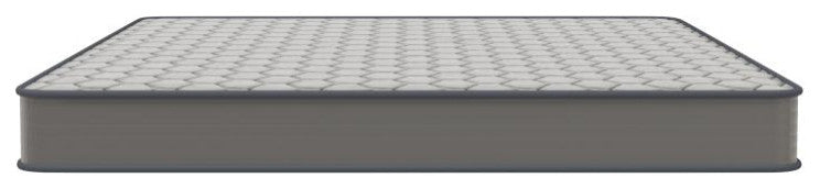 Capri Comfortable Sleep CertiPUR-US Certified Spring Mattress, Mattress in a Box, Gray, Queen