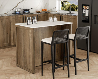 Home Living 42" Kitchen Island, Natural Oak