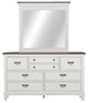 King California Panel Bed, Dresser & Mirror, Night Stand
