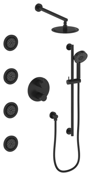 ZLINE Shower System, Matte Black, EMBY-SHS-T3-MB