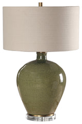 Elva Emerald Table Lamp