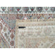 Vista White Hand Knotted Unique Flower Rosettes Border XL Runner Rug 2'7"x21'9"