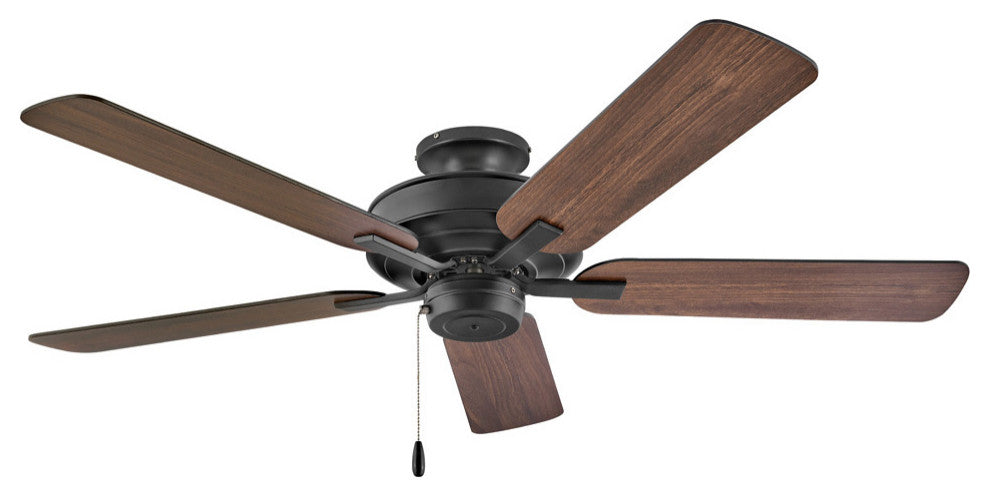 Hinkley Metro 52" Indoor Dual Mount Ceiling Fan, Matte Black