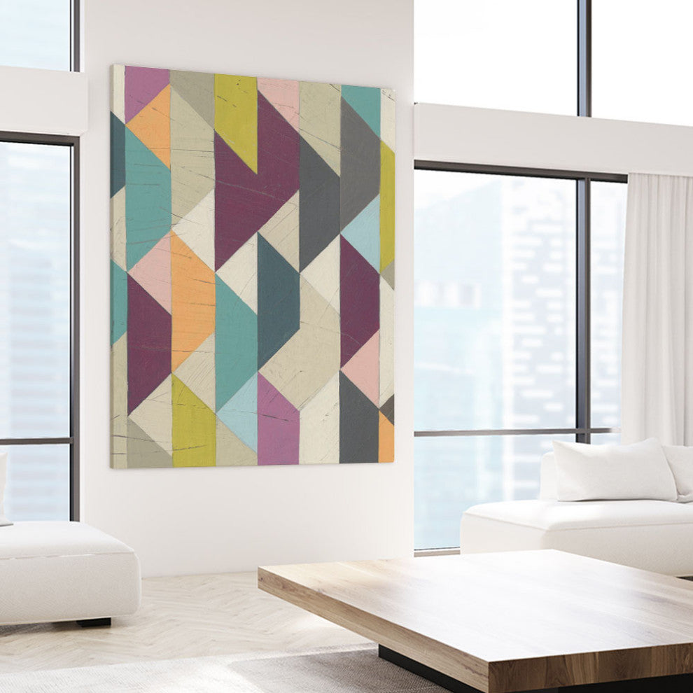 "Confetti Prism V" Fine Art Giant Canvas Print, 54"x72"