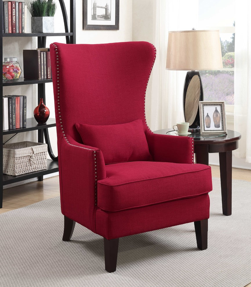 Picket House Furnishings Kegan Accent Chair, Berry