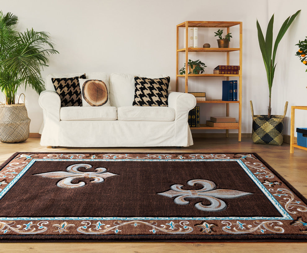 United Weavers Bristol Lilium Brown Mat Rug 2'7x4'2