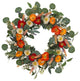 24. in Mixed Spring Flower Eucalyptus Leaf Wreath