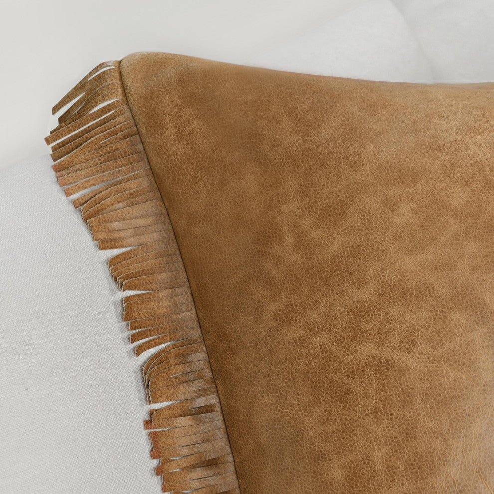 Haris 22" Pieced Design Throw Pillow