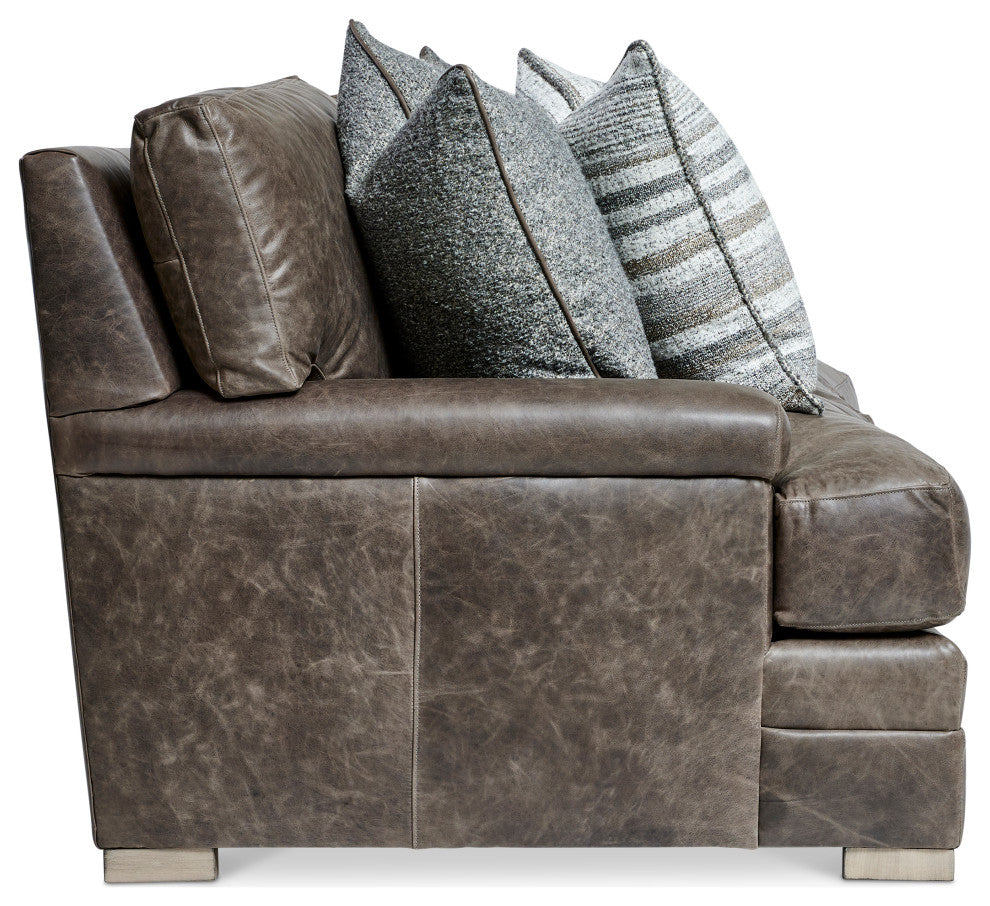 Bernhardt Burnham Leather Sofa