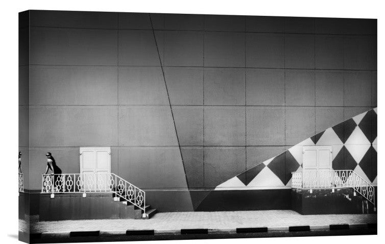 "Doors" Stretched Canvas Giclee by Marcus Bjorkman, 18x12"