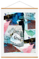 Cayenablanca Street Collage Art Print