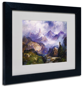 'Index Peak, 1914' Matted Framed Canvas Art by Thomas Moran
