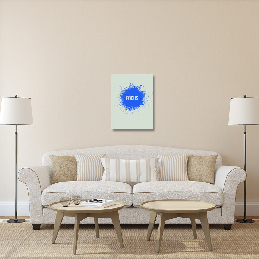 "Focus Splatter Poster 1" Fine Art Print
