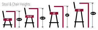 3130 30 Bar Stool with Black Finish and Graph Tidal Seat
