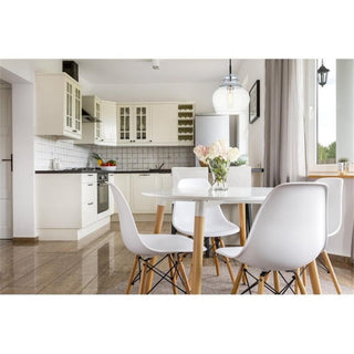 Living District Kenna 1-Light Metal Pendant in Black and Clear