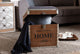 Violetta Vintage Industrial Light Gray Upholstered Storage Trunk Ottoman
