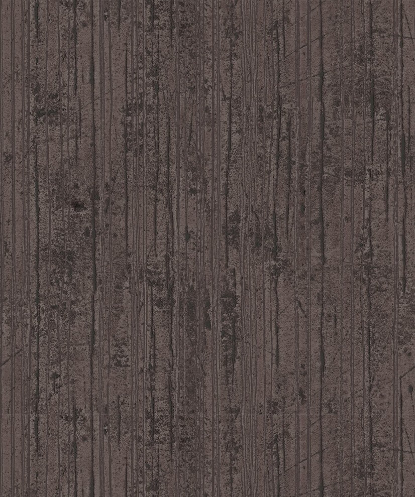 Natural Faux 2, Geometric Stone Wood Rustic Wallpaper, Light Brown, Sample