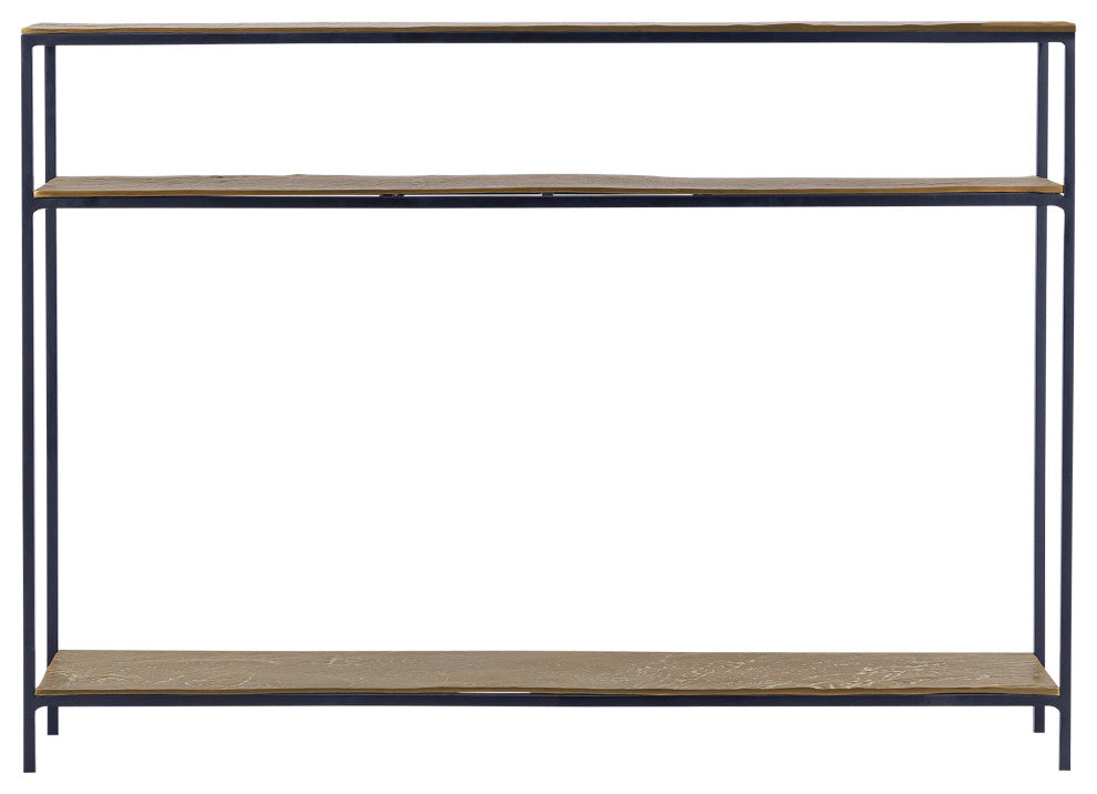 Lathi Brass Console Table