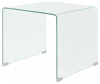 vidaXL Coffee Table Sofa End Table Side Table Nightstand Tempered Glass Clear