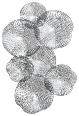 Uttermost Ripley Pewter Metal wall Art