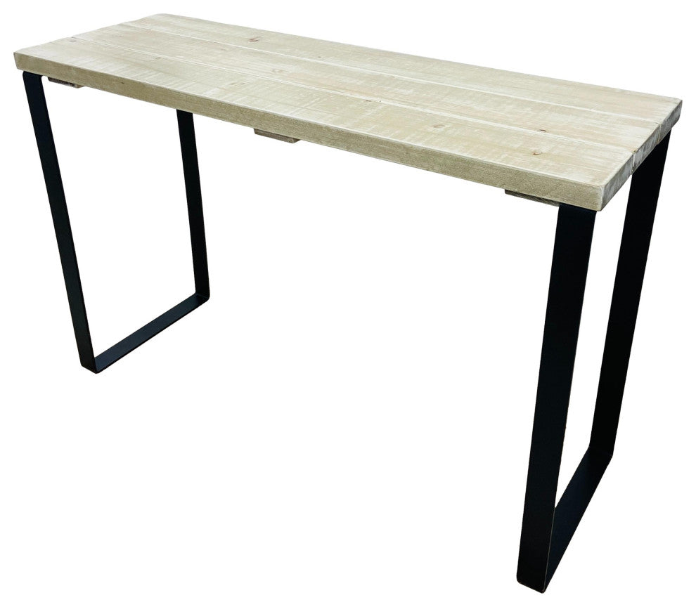 Barn Walls Bedroom Console Table Accent Table, Handcrafted, Sagewash, 48" Length