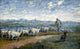 Charles Emile Jacque Landscape With a Herd, 18"x27" Wall Decal