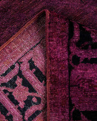 Vibrance, One-of-a-Kind Hand-Knotted Area Rug Purple, 5'0"x8'7"