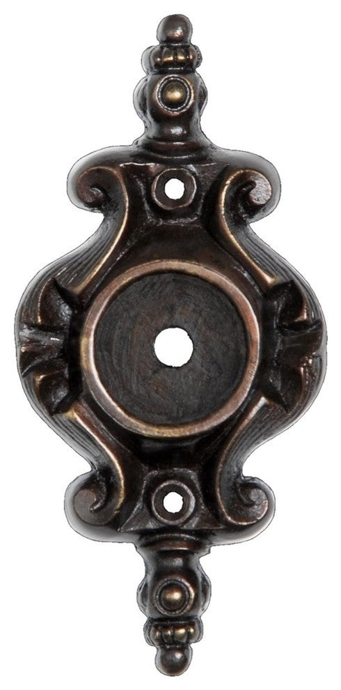 Pembridge Back Plates, Dark Brass