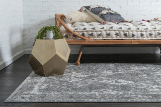 Unique Loom Gray Gabrieli Rosso 5' 0 x 8' 0 Area Rug