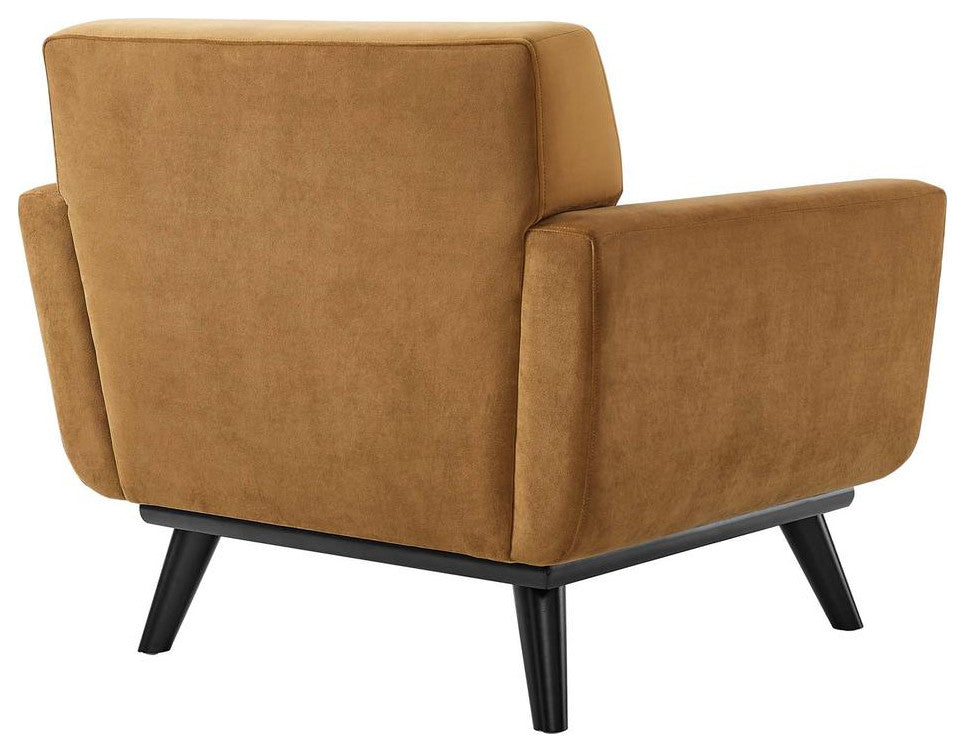 Engage Performance Velvet Armchair