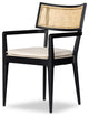 Britt Dining Armchair-Savile Flax