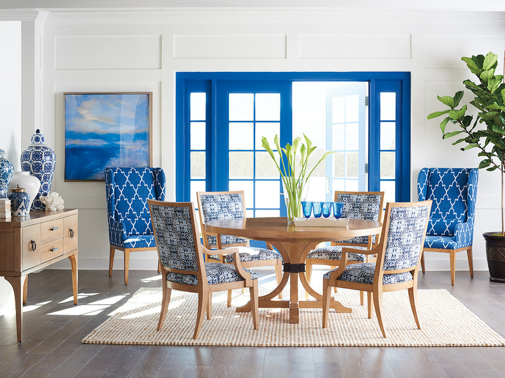 Seacliff Upholstered Host Wing Chair