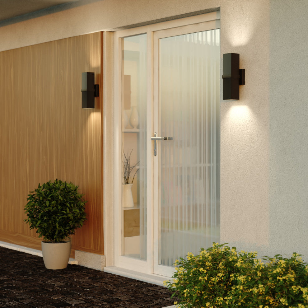 Vaxcel Lighting T0661 Lavage 2 Light 14" Tall Wall Sconce - Textured Black