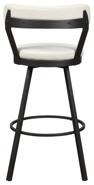 Sonya Pub Height Swivel Stools, Set of 2, White