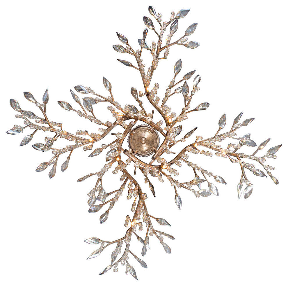 Golden Lighting Autumn Twilight Mystic Gold 12 Light Chandelier