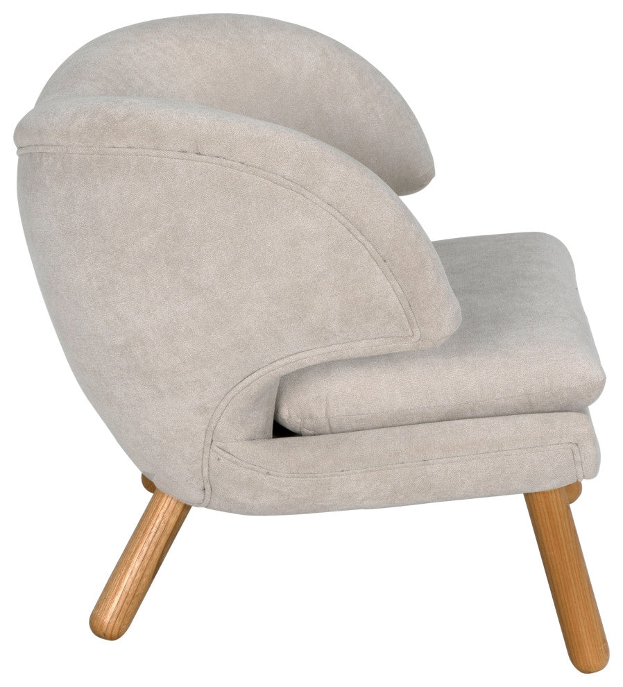 Valerie Chair With Wheat Fabric