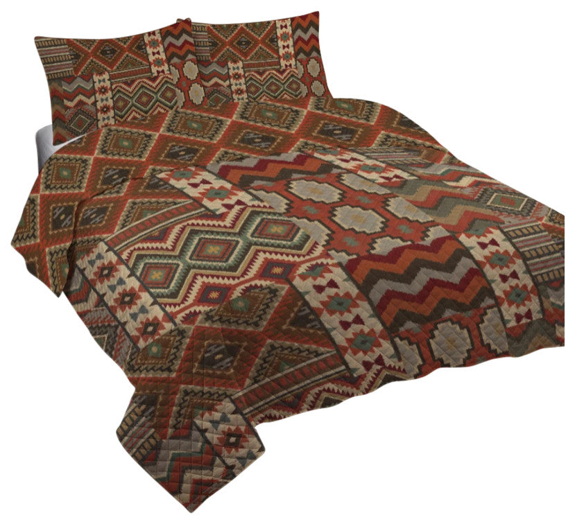 Country Mood Navajo King Quilt Set