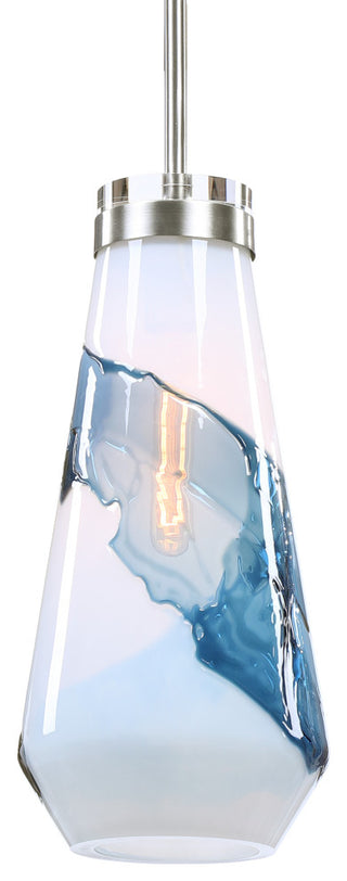 Uttermost Windswept Blue & White 1-LIght Mini Pendant