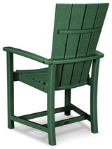 Polywood Quattro Adirondack Dining Chair, Green